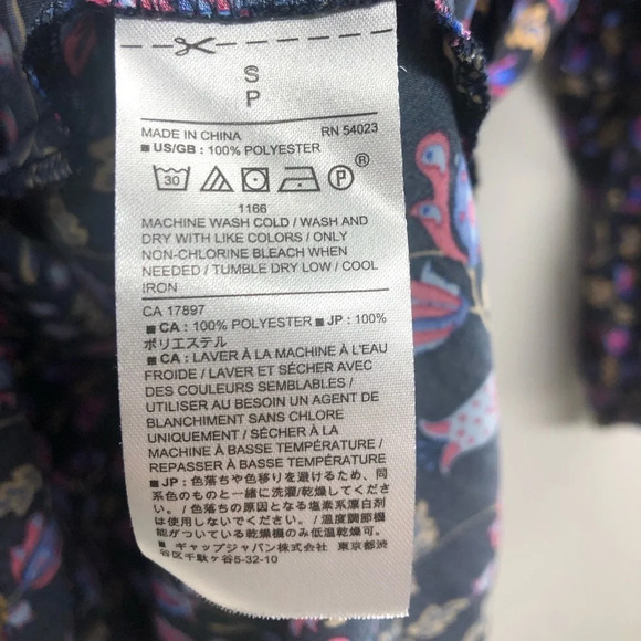 Banana Republic Floral Mini Dress with Balloon Sleeves Size Small - Picture 5 of 6